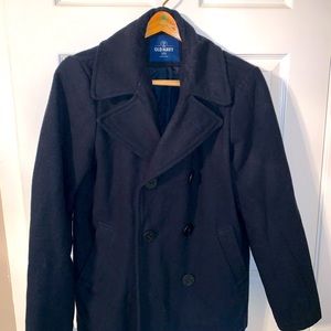 Mens Old Navy Peacoat - Navy Blue - Size S